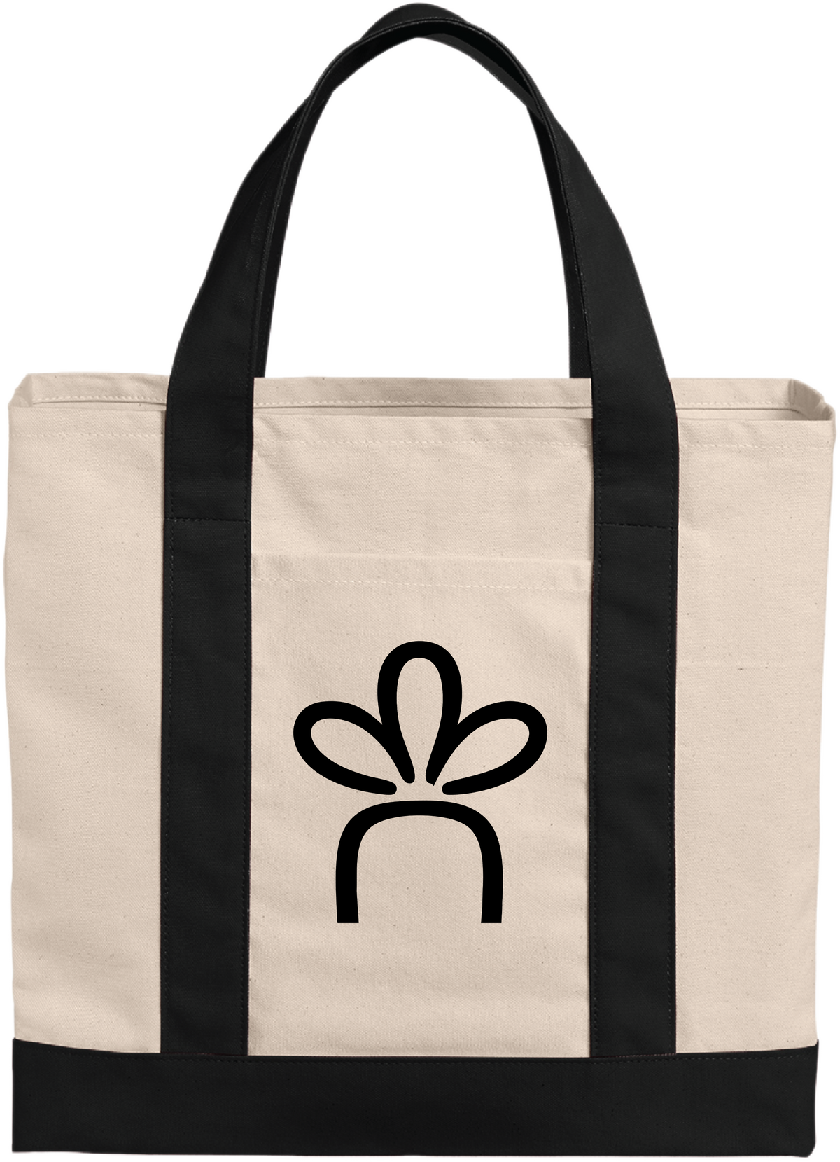 Port Authority Cotton Canvas Two-Tone Tote